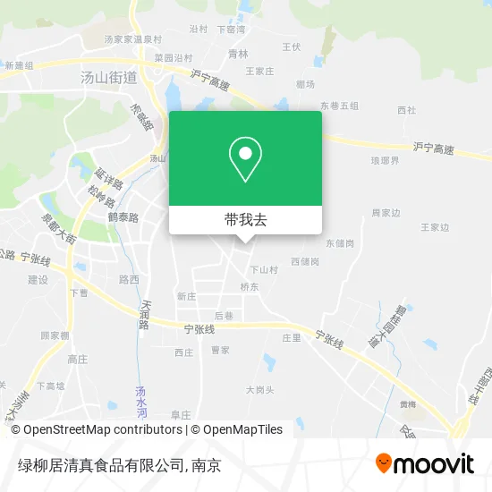 绿柳居清真食品有限公司地图