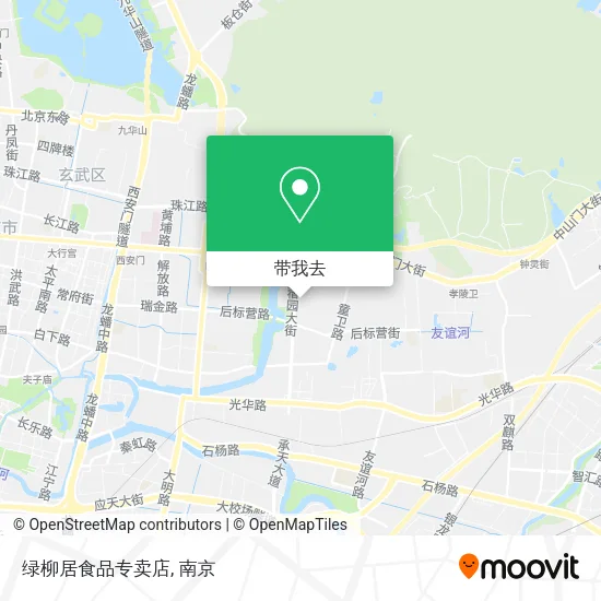 绿柳居食品专卖店地图