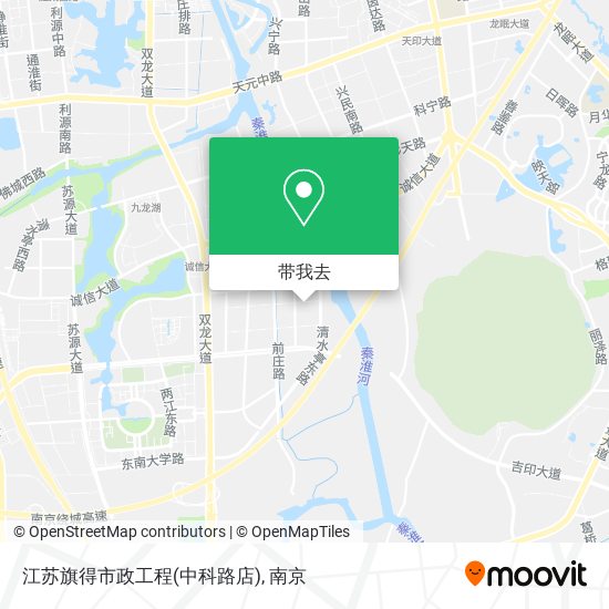 江苏旗得市政工程(中科路店)地图