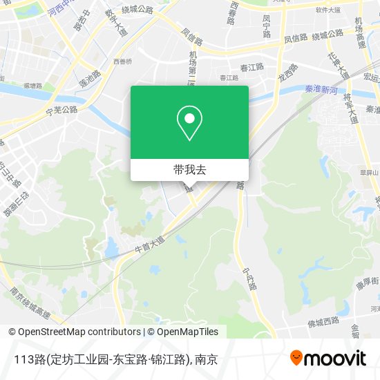 113路(定坊工业园-东宝路·锦江路)地图