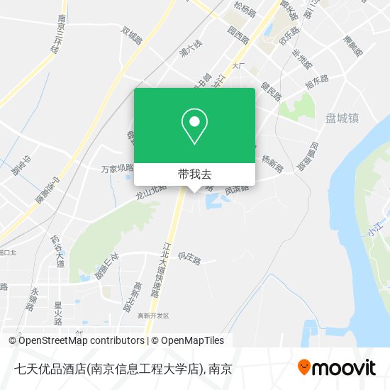 七天优品酒店(南京信息工程大学店)地图