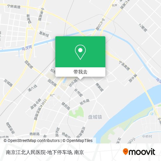 南京江北人民医院-地下停车场地图