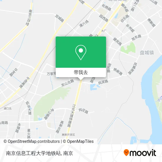 南京信息工程大学地铁站地图
