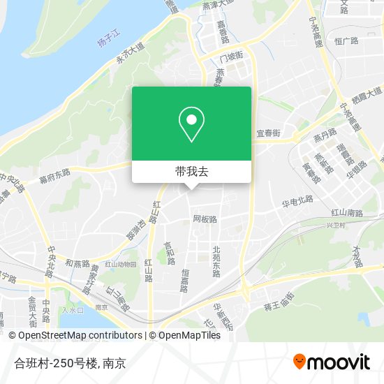 合班村-250号楼地图