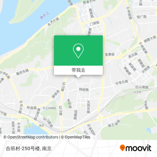 合班村-250号楼地图
