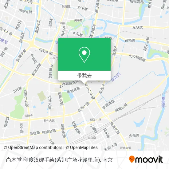 尚木堂-印度汉娜手绘(紫荆广场花漫里店)地图