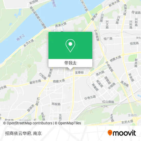 招商依云华府地图