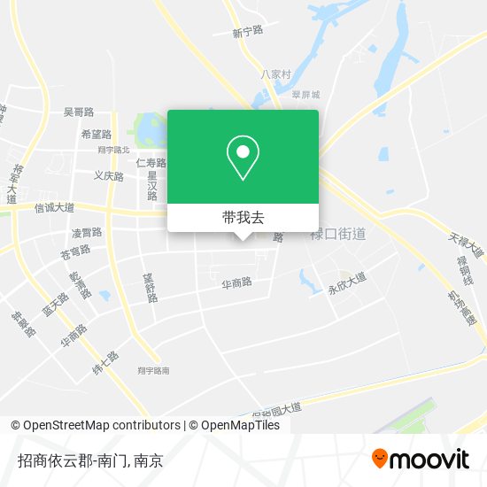 招商依云郡-南门地图