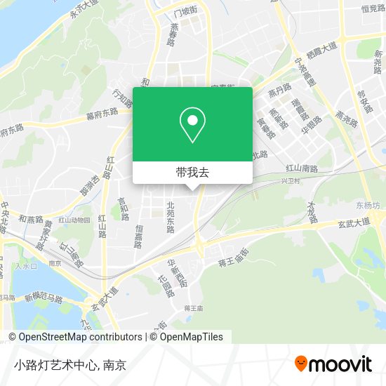 小路灯艺术中心地图