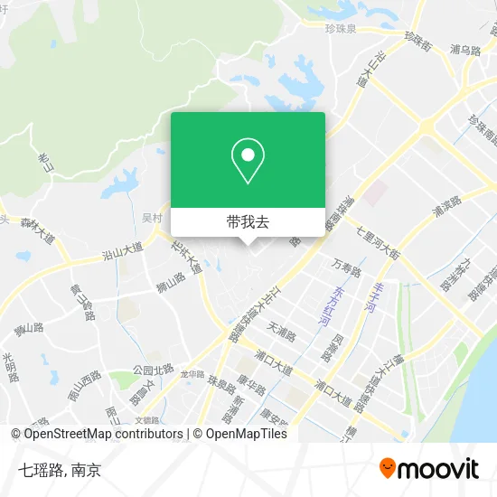 七瑶路地图