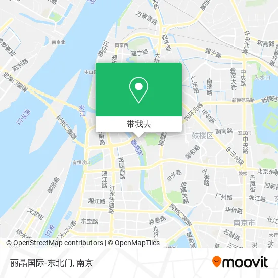 丽晶国际-东北门地图
