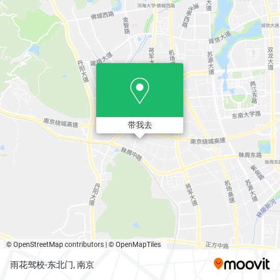 雨花驾校-东北门地图