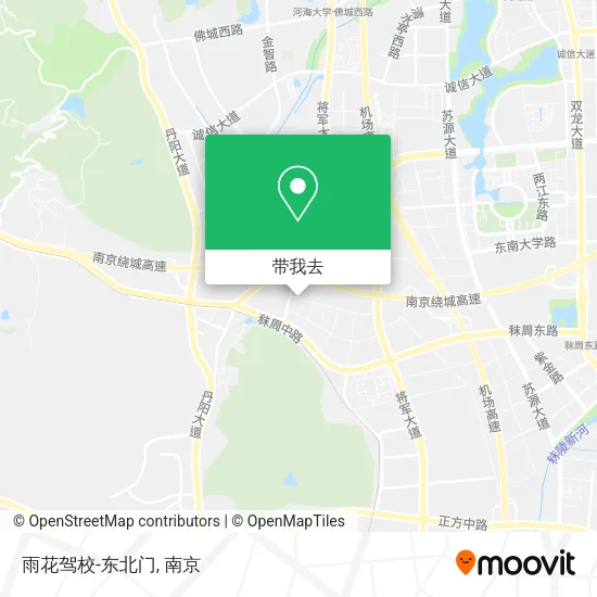 雨花驾校-东北门地图