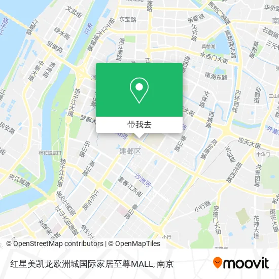 红星美凯龙欧洲城国际家居至尊MALL地图