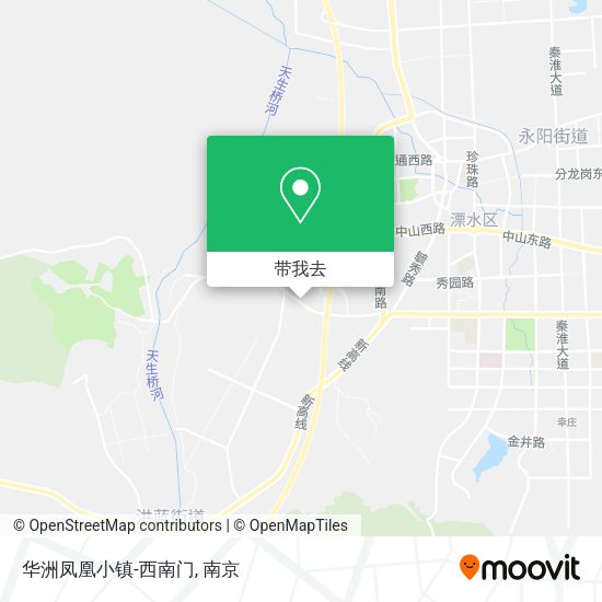 华洲凤凰小镇-西南门地图