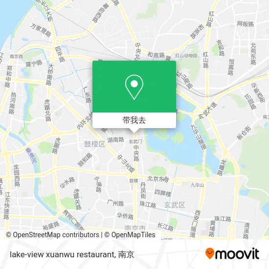 lake-view xuanwu restaurant地图
