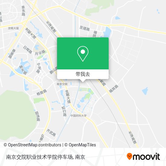 南京交院职业技术学院停车场地图