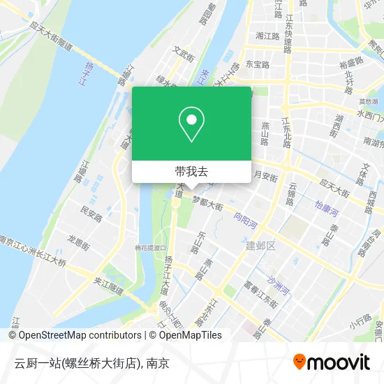 云厨一站(螺丝桥大街店)地图