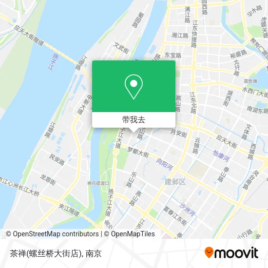 茶禅(螺丝桥大街店)地图