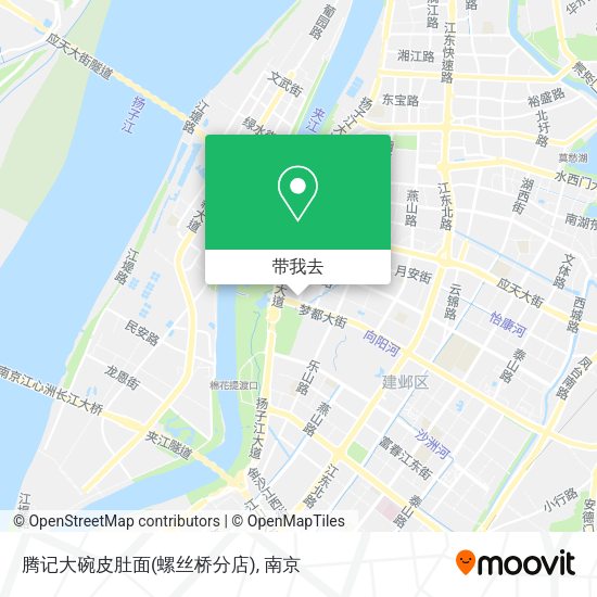 腾记大碗皮肚面(螺丝桥分店)地图