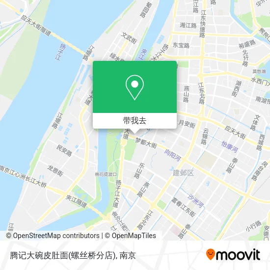 腾记大碗皮肚面(螺丝桥分店)地图