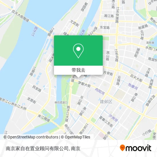 南京家自在置业顾问有限公司地图
