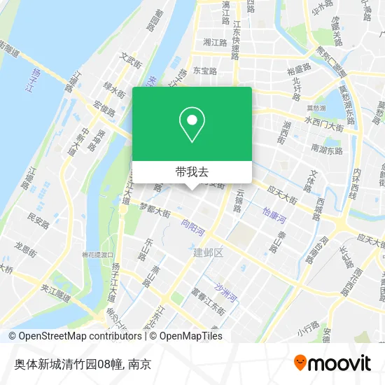 奥体新城清竹园08幢地图
