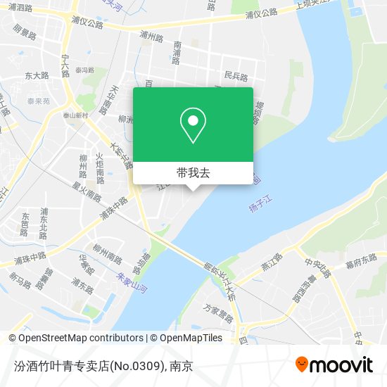 汾酒竹叶青专卖店(No.0309)地图