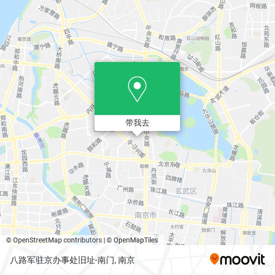 八路军驻京办事处旧址-南门地图