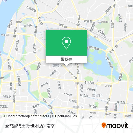 爱鸭黑鸭王(乐业村店)地图