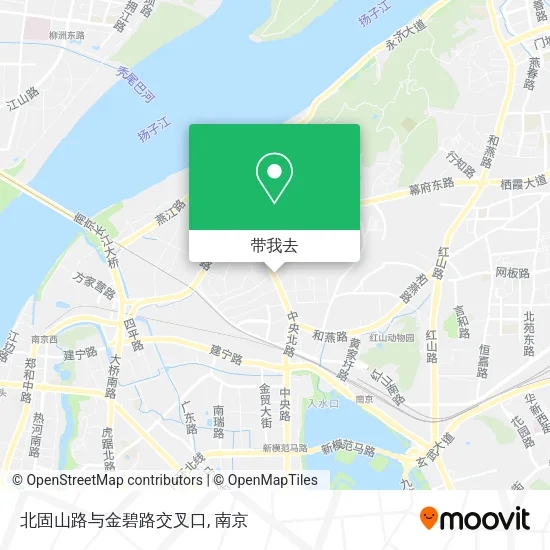北固山路与金碧路交叉口地图