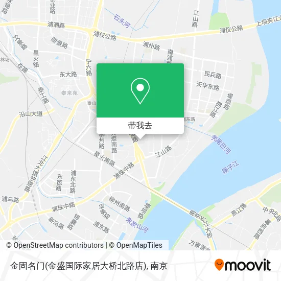 金固名门(金盛国际家居大桥北路店)地图