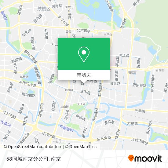 58同城南京分公司地图