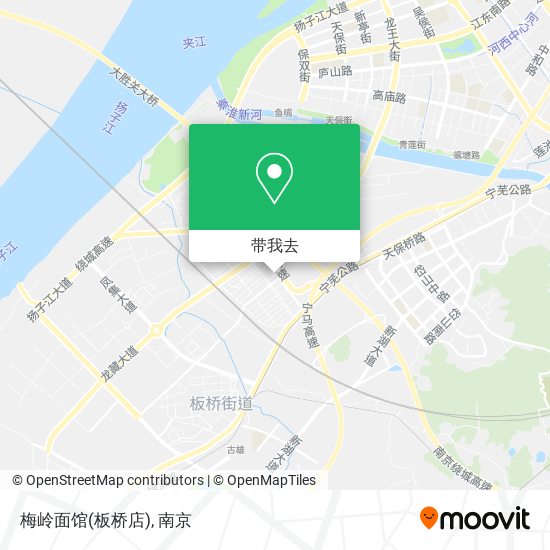 梅岭面馆(板桥店)地图