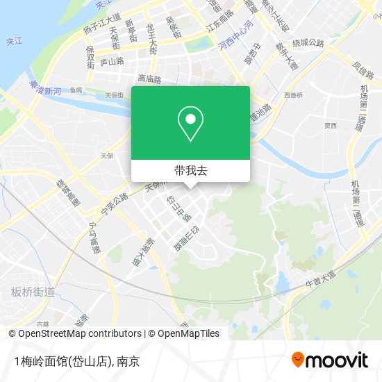 1梅岭面馆(岱山店)地图