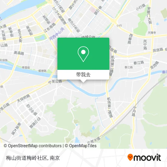 梅山街道梅岭社区地图