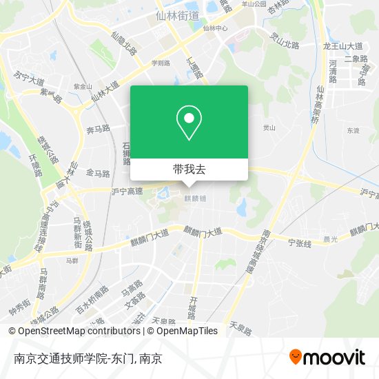 南京交通技师学院-东门地图