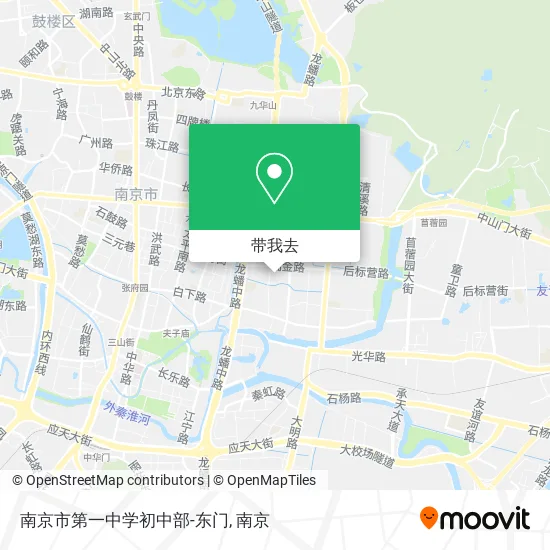 南京市第一中学初中部-东门地图