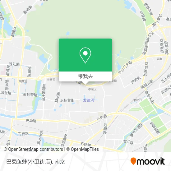 巴蜀鱼蛙(小卫街店)地图