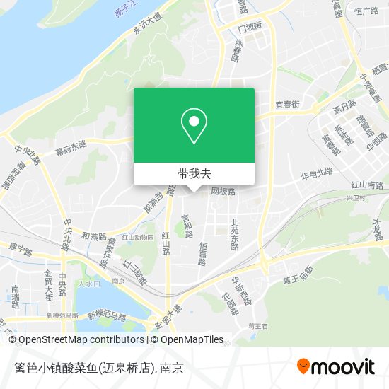 篱笆小镇酸菜鱼(迈皋桥店)地图