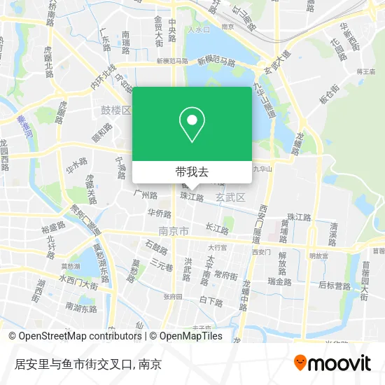 居安里与鱼市街交叉口地图