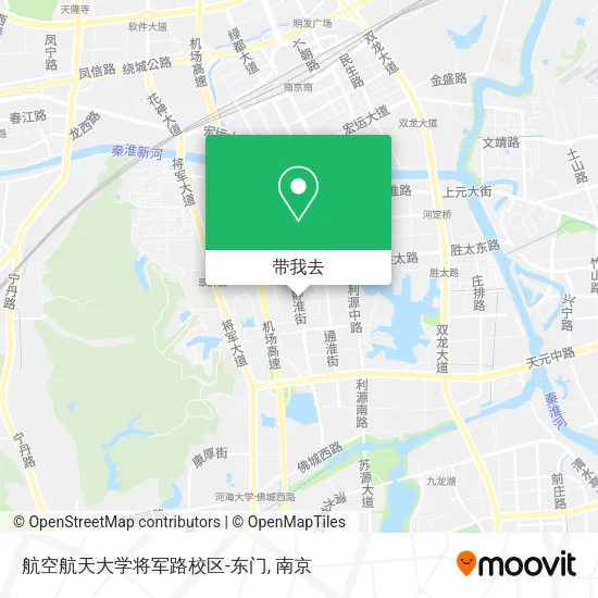 航空航天大学将军路校区-东门地图