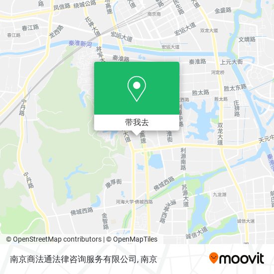 南京商法通法律咨询服务有限公司地图
