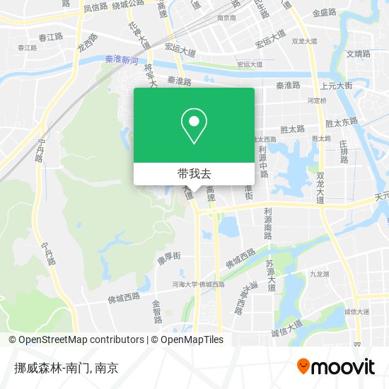 挪威森林-南门地图