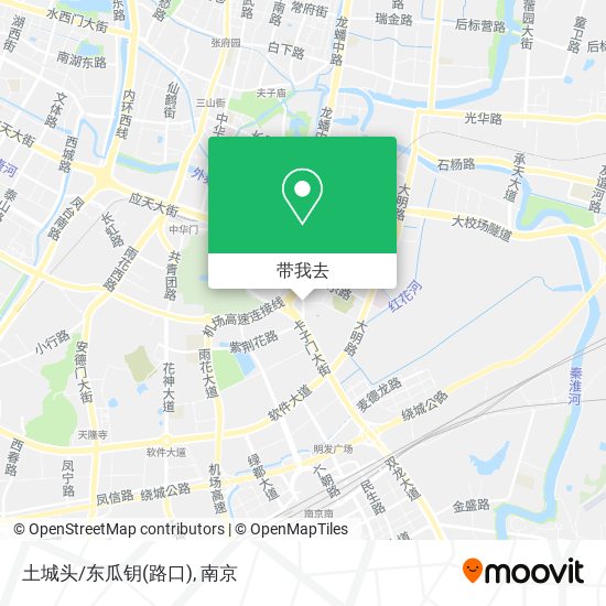 土城头/东瓜钥(路口)地图