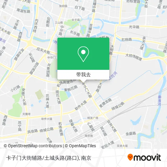 卡子门大街辅路/土城头路(路口)地图