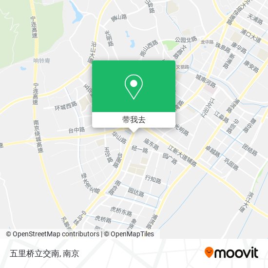 五里桥立交南地图