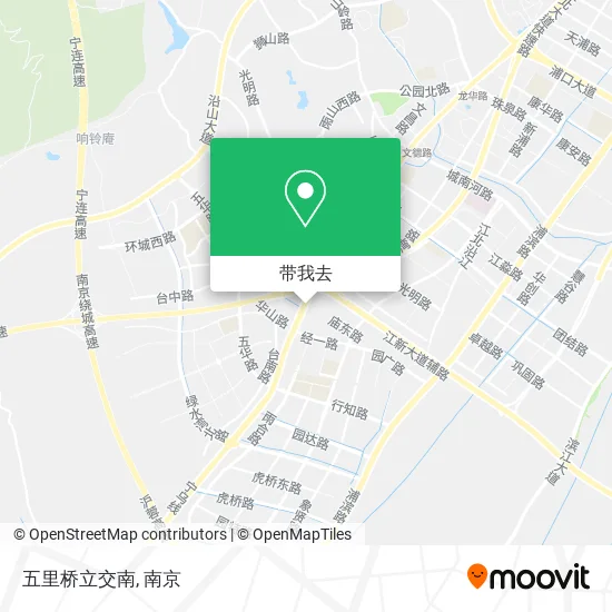 五里桥立交南地图