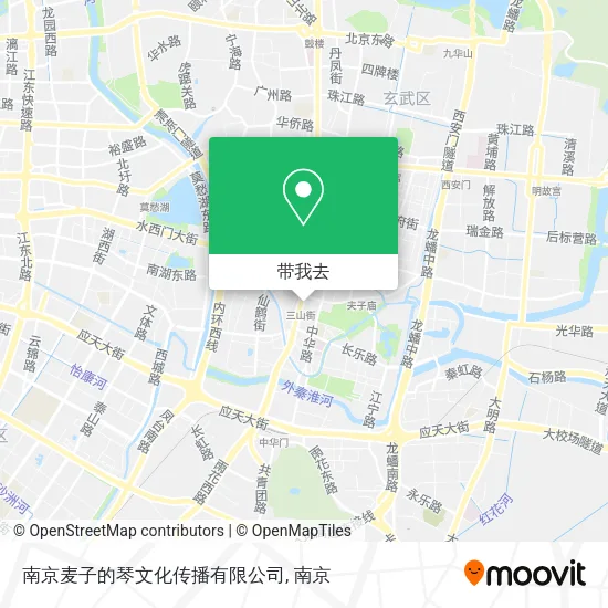 南京麦子的琴文化传播有限公司地图