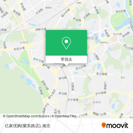 亿家优购(紫东路店)地图